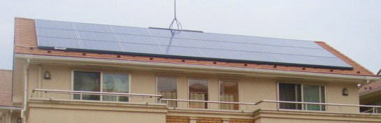 太陽光発電設置写真　南面24枚
