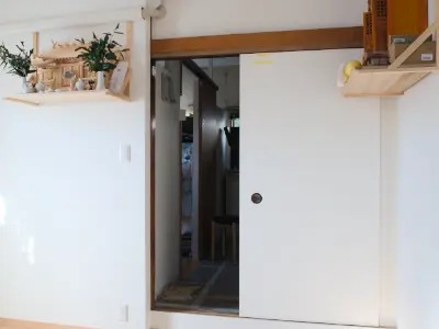 安全ボックス施工後の部屋